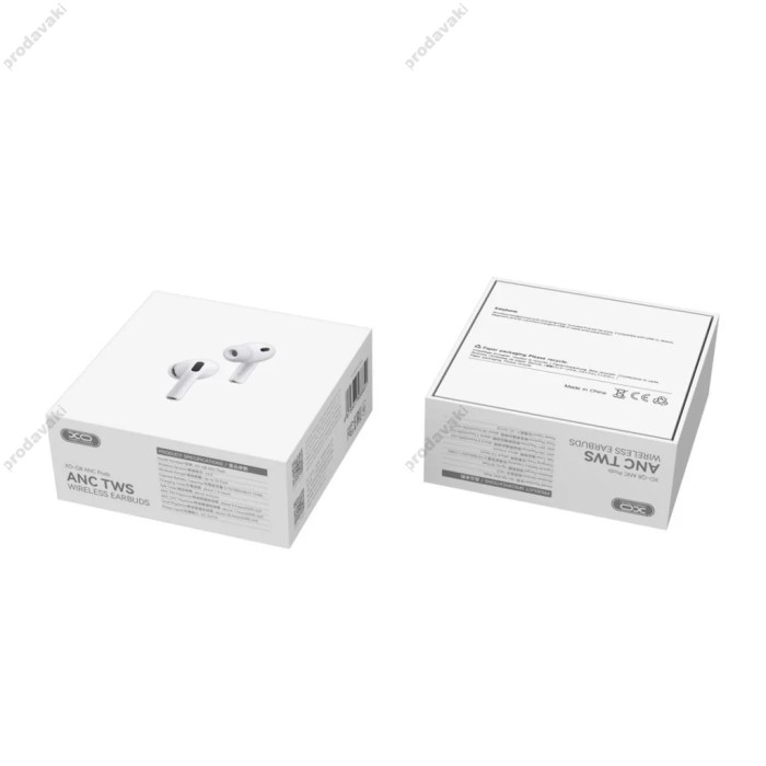 Бездротові Bluetooth навушники XO Q8 ANC Earbuds 8nd Generation BT 6.0 White